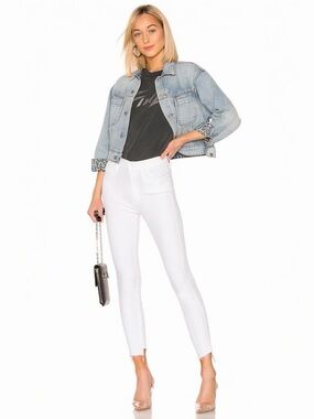 MOTHER • The Stunner Two Step Fray in Glass Slipper